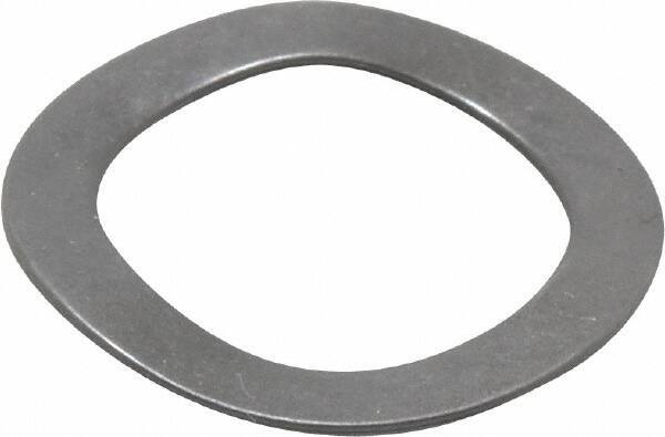 Gardner Spring - 0.44" ID x 0.618" OD, Grade 1074-1095 Steel Wave Disc Spring - 0.008" Thick, 0.04" Overall Height, 0.025" Deflection, 4 Lb at Deflection - Industrial Tool & Supply
