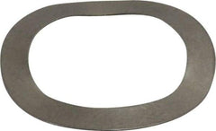 Gardner Spring - 0.531" ID x 0.734" OD, Grade 302 Stainless Steel Wave Disc Spring - 0.009" Thick, 0.05" Overall Height, 0.03" Deflection, 5.5 Lb at Deflection - Industrial Tool & Supply