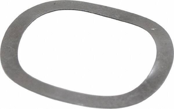 Gardner Spring - 0.839" ID x 1.08" OD, Grade 1074 Steel Wave Disc Spring - 0.012" Thick, 0.073" Overall Height, 0.036" Deflection, 10 Lb at Deflection - Industrial Tool & Supply