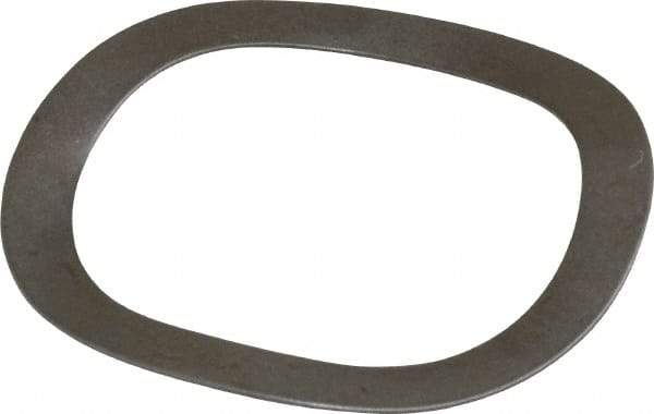 Gardner Spring - 1.051" ID x 1.351" OD, Grade 1074 Steel Wave Disc Spring - 0.015" Thick, 0.099" Overall Height, 0.049" Deflection, 18 Lb at Deflection - Industrial Tool & Supply