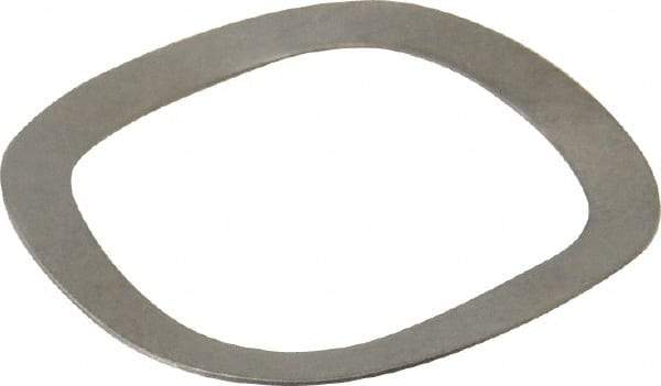 Gardner Spring - 1.051" ID x 1.351" OD, Grade 302 Stainless Steel Wave Disc Spring - 0.015" Thick, 0.099" Overall Height, 0.0336" Deflection - Industrial Tool & Supply