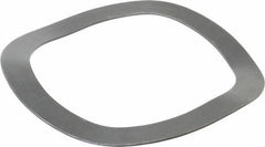 Gardner Spring - 5.12" ID x 6.55" OD, Grade 1074 Steel Wave Disc Spring - 0.061" Thick, 0.496" Overall Height, 0.174" Deflection - Industrial Tool & Supply