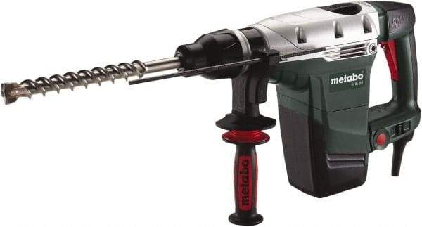 Metabo - 120 Volt 1-3/4" SDS Max Chuck Electric Hammer Drill - 0 to 2,840 BPM, 0 to 450 RPM, Reversible - Industrial Tool & Supply