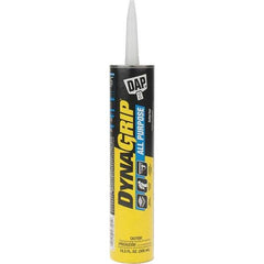 DAP - 10.3 Fluid Ounce Container, Tan, Cartridge Synthetic Latex Construction Adhesive - Service Temp from 0 to 120°F, Indoor - Industrial Tool & Supply