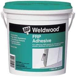 DAP - 128 Fluid Ounce Container, Gray, Tub Synthetic Latex Construction Adhesive - Service Temp from 40 to 60°F, Indoor - Industrial Tool & Supply