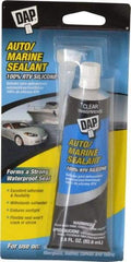 DAP - 2.8 oz Tube Clear RTV Silicone Joint Sealant - -40 to 400°F Operating Temp, 10 to 20 min Tack Free Dry Time, 24 hr Full Cure Time - Industrial Tool & Supply