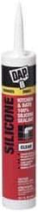 DAP - 10.1 oz Tube Clear RTV Silicone Joint Sealant - -40 to 400°F Operating Temp, 10 to 25 min Tack Free Dry Time, 24 hr Full Cure Time - Industrial Tool & Supply