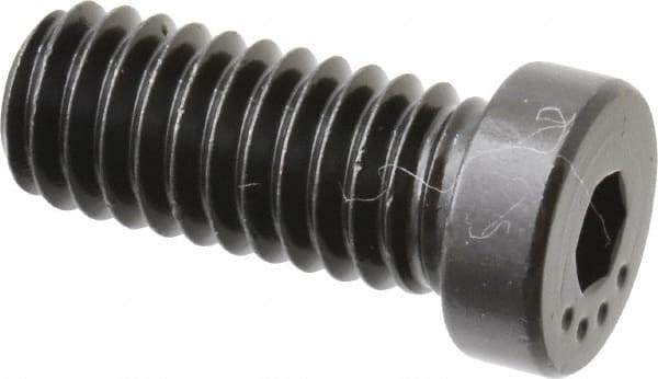 Made in USA - 5/16-18 UNC Hex Socket Drive, Low Socket Cap Screw - Grade 4037 Alloy Steel, Black Oxide Finish, Fully Threaded, 3/4" Length Under Head - Industrial Tool & Supply