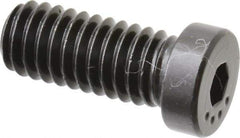 Made in USA - 5/16-18 UNC Hex Socket Drive, Low Socket Cap Screw - Grade 4037 Alloy Steel, Black Oxide Finish, Fully Threaded, 3/4" Length Under Head - Industrial Tool & Supply