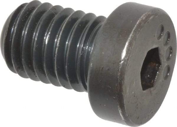 Made in USA - 1/2-13 UNC Hex Socket Drive, Low Socket Cap Screw - Grade 4037 Alloy Steel, Black Oxide Finish, Fully Threaded, 3/4" Length Under Head - Industrial Tool & Supply