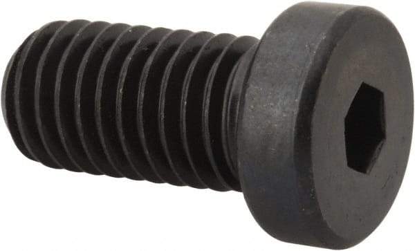 Made in USA - 1/2-13 UNC Hex Socket Drive, Low Socket Cap Screw - Grade 4037 Alloy Steel, Black Oxide Finish, Fully Threaded, 1" Length Under Head - Industrial Tool & Supply