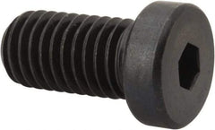 Made in USA - 1/2-13 UNC Hex Socket Drive, Low Socket Cap Screw - Grade 4037 Alloy Steel, Black Oxide Finish, Fully Threaded, 1" Length Under Head - Industrial Tool & Supply