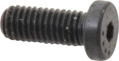 Made in USA - #10-32 UNF Hex Socket Drive, Low Socket Cap Screw - Grade 4037 Alloy Steel, Black Oxide Finish, Fully Threaded, 1/2" Length Under Head - Industrial Tool & Supply