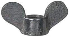 Value Collection - 5/16-18 UNC, Zinc Plated, Steel Standard Wing Nut - Grade 1015-1025, 1-1/4" Wing Span, 0.656" Wing Span, 15/32" Base Diam - Industrial Tool & Supply