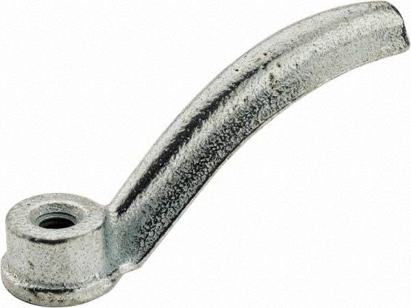 Value Collection - 3/8-16, #2, Ductile Iron Adjustable Clamping Handle Nut - 1" Flange OD - Industrial Tool & Supply