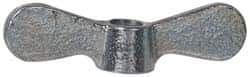 Value Collection - 3/8-16 UNC, Uncoated, Steel Standard Wing Nut - Grade 1015-1025, 2-1/2" Wing Span, 0.69" Wing Span, 9/16" Base Diam - Industrial Tool & Supply