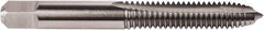 Union Butterfield - 5/16-24 UNF, 2 Flute, TiN Finish, High Speed Steel Spiral Point Tap - Plug Chamfer, Right Hand Thread, 2-23/32" OAL, 1-1/8" Thread Length, 0.318" Shank Diam, 2B/3B Class of Fit, Series TN1585 - Exact Industrial Supply