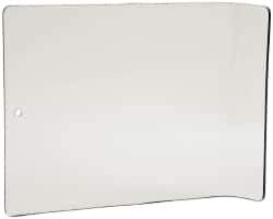 Flexbar - 10 Inch Long x 7-1/2 Inch Wide Acrylic Replacement Shield - For Use With Flexbar - Flexiguard - Industrial Tool & Supply