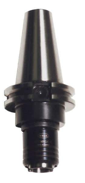 Bilz - BT50 Taper Shank Tapping Chuck/Holder - M8 to M20 Tap Capacity, 116mm Projection, Size 2 Adapter, Quick Change, Through Coolant - Exact Industrial Supply