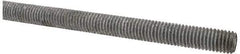 Made in USA - 1/2-13 UNC (Coarse), 6' Long, Low Carbon Steel Threaded Rod - Hot-Dipped Galvanized Finish, Right Hand Thread - Industrial Tool & Supply