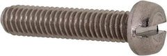 Value Collection - M3.5x0.60 Metric Coarse, 16mm Length Under Head Slotted Drive Machine Screw - Fillister Head, Grade 18-8 & A2 Stainless Steel, Uncoated, Without Washer - Industrial Tool & Supply