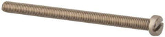 Value Collection - M5x0.80 Metric Coarse, 70mm Length Under Head Slotted Drive Machine Screw - Fillister Head, Grade 18-8 & A2 Stainless Steel, Uncoated, Without Washer - Industrial Tool & Supply