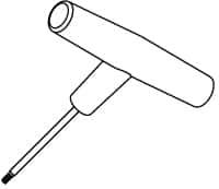 Kennametal - Drive, Driver for Indexable Shell Mills - Compatible with Shim Screws - Industrial Tool & Supply