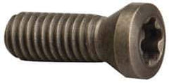Cutting Tool Technologies - Torx Cap Screw for Indexable End Mills - M4x0.7 Thread, Industry Std M40T6S31, For Use with Inserts - Industrial Tool & Supply