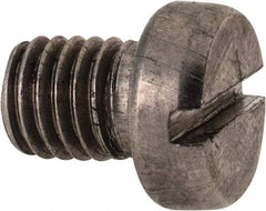 Value Collection - M8x1.25 Metric Coarse, 10mm Length Under Head Slotted Drive Machine Screw - Fillister Head, Grade 18-8 & A2 Stainless Steel, Uncoated, Without Washer - Industrial Tool & Supply
