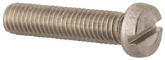 Value Collection - M8x1.25 Metric Coarse, 35mm Length Under Head Slotted Drive Machine Screw - Fillister Head, Grade 18-8 & A2 Stainless Steel, Uncoated, Without Washer - Industrial Tool & Supply