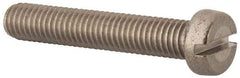Value Collection - M8x1.25 Metric Coarse, 45mm Length Under Head Slotted Drive Machine Screw - Fillister Head, Grade 18-8 & A2 Stainless Steel, Uncoated, Without Washer - Industrial Tool & Supply