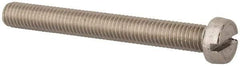 Value Collection - M8x1.25 Metric Coarse, 70mm Length Under Head Slotted Drive Machine Screw - Fillister Head, Grade 18-8 & A2 Stainless Steel, Uncoated, Without Washer - Industrial Tool & Supply