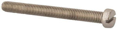 Value Collection - M8x1.25 Metric Coarse, 80mm Length Under Head Slotted Drive Machine Screw - Fillister Head, Grade 18-8 & A2 Stainless Steel, Uncoated, Without Washer - Industrial Tool & Supply