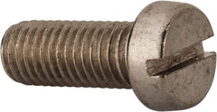 Value Collection - M10x1.50 Metric Coarse, 25mm Length Under Head Slotted Drive Machine Screw - Fillister Head, Grade 18-8 & A2 Stainless Steel, Uncoated, Without Washer - Industrial Tool & Supply