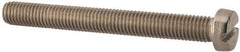Value Collection - M10x1.50 Metric Coarse, 90mm Length Under Head Slotted Drive Machine Screw - Fillister Head, Grade 18-8 & A2 Stainless Steel, Uncoated, Without Washer - Industrial Tool & Supply