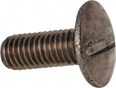Value Collection - M8x1.25 Metric Coarse, 20mm Length Under Head Slotted Drive Machine Screw - Truss Head, Grade 18-8 & A2 Stainless Steel, Uncoated, Without Washer - Industrial Tool & Supply