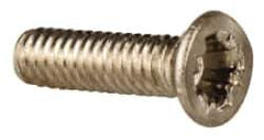 Value Collection - M2x0.40 Metric Coarse, 8mm OAL Pozidriv Drive Machine Screw - Flat Head, Grade 18-8 & A2 Stainless Steel, Uncoated, Without Washer - Industrial Tool & Supply