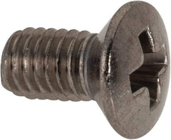 Value Collection - M3x0.50 Metric Coarse, 6mm OAL Phillips Drive Machine Screw - Oval Head, Grade 18-8 & A2 Stainless Steel, Uncoated, Without Washer - Industrial Tool & Supply