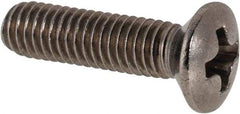 Value Collection - M3x0.50 Metric Coarse, 12mm OAL Phillips Drive Machine Screw - Oval Head, Grade 18-8 & A2 Stainless Steel, Uncoated, Without Washer - Industrial Tool & Supply