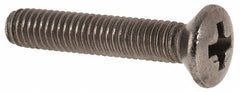Value Collection - M3x0.50 Metric Coarse, 16mm OAL Phillips Drive Machine Screw - Oval Head, Grade 18-8 & A2 Stainless Steel, Uncoated, Without Washer - Industrial Tool & Supply