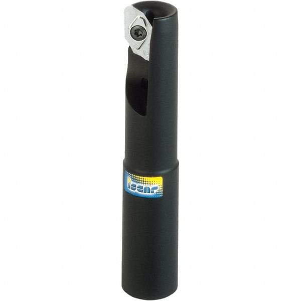 Iscar - 25mm Cut Diam, 15.8mm Max Depth of Cut, 25mm Shank Diam, 200mm OAL, Indexable Square Shoulder End Mill - Cylindrical Shank, 90° Lead Angle, Through Coolant, Series Helialu - Industrial Tool & Supply