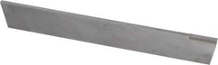 Made in USA - 1/8 Inch Wide x 7/8 Inch High x 6 Inch Long, Parallel Blade, Cutoff Blade - C2 Grade, Bright Finish - Exact Industrial Supply