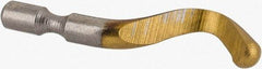 Shaviv - B30 Right-Handed Deburring Swivel Blade - Use on Cross Hole Surfaces, Adjustable - Industrial Tool & Supply
