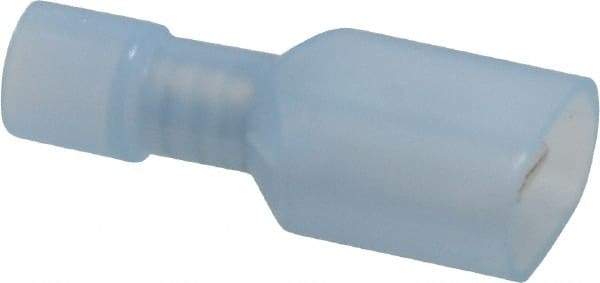 Ideal - 16 to 14 AWG, Nylon, Fully Insulated, Male Wire Disconnect - 1/4 Inch Wide Tab, Blue, cUL Listed, RoHS Compliant, UL Listed - Industrial Tool & Supply