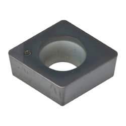 Kennametal - CCGW32.52 S0415M Grade KB5625 PCBN Turning Insert - TiAlN Finish, 80° Diamond, 3/8" Inscr Circle, 5/32" Thick, 1/32" Corner Radius - Industrial Tool & Supply