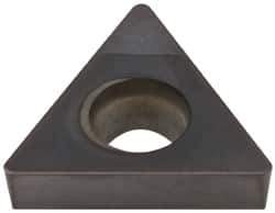 Kennametal - TCGW21.51 S0415M Grade KB5625 PCBN Turning Insert - TiAlN Finish, 60° Triangle, 1/4" Inscr Circle, 3/32" Thick, 1/64" Corner Radius - Industrial Tool & Supply