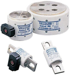 Ferraz Shawmut - 150 VAC/VDC, 80 Amp, Fast-Acting Semiconductor/High Speed Fuse - Bolt-on Mount, 2-21/32" OAL, 100 at AC, 50 at DC kA Rating, 1-1/8" Diam - Industrial Tool & Supply