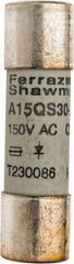 Ferraz Shawmut - 150 VAC/VDC, 30 Amp, Fast-Acting Semiconductor/High Speed Fuse - Clip Mount, 1-1/2" OAL, 100 at AC, 50 at DC kA Rating, 13/32" Diam - Industrial Tool & Supply