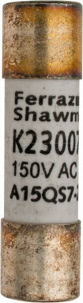 Ferraz Shawmut - 150 VAC/VDC, 7 Amp, Fast-Acting Semiconductor/High Speed Fuse - Clip Mount, 1-1/2" OAL, 100 at AC, 50 at DC kA Rating, 13/32" Diam - Industrial Tool & Supply