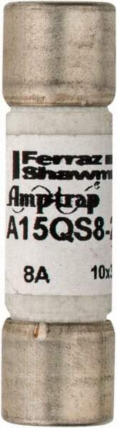 Ferraz Shawmut - 150 VAC/VDC, 8 Amp, Fast-Acting Semiconductor/High Speed Fuse - Clip Mount, 1-1/2" OAL, 100 at AC, 50 at DC kA Rating, 13/32" Diam - Industrial Tool & Supply